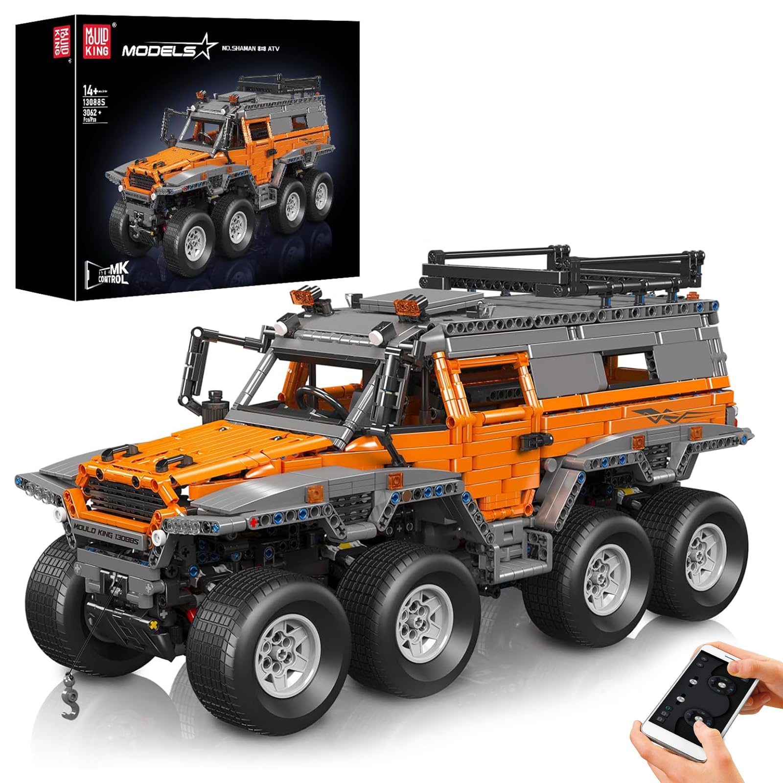 Amazon.com: Mould King 13088 Off-Road Pickup Trucks Building Kits